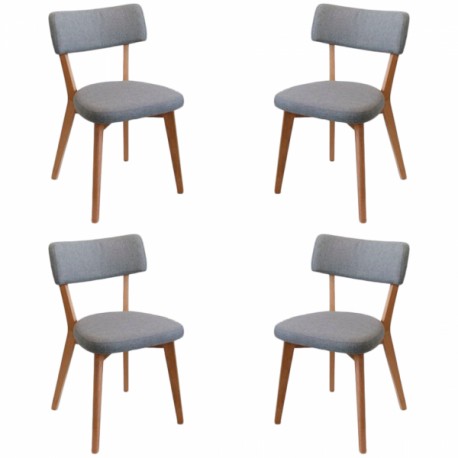 Ego - Set de 4 sillas de...